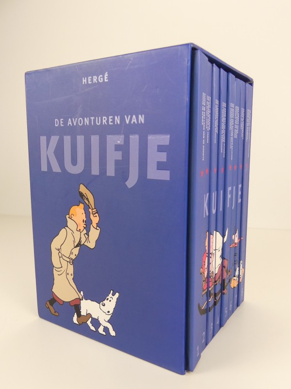 Hergé: Kuifje blauwe verzamelbox 2008